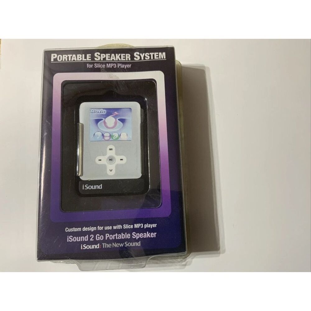 iSound 2 Go Portable Speaker System for Slice MP3 Player Black